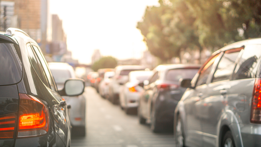 Traffic along Van Dyke Avenue in Macomb County, Michigan